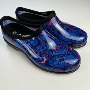 BRAND NEW Sloggers Paisley Waterproof Garden & Rain Shoes - Size 9  NWT